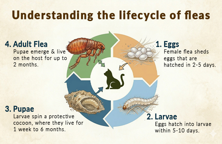 The Essential Guide to Cat Fleas – Identification, Treatment & Prevention
